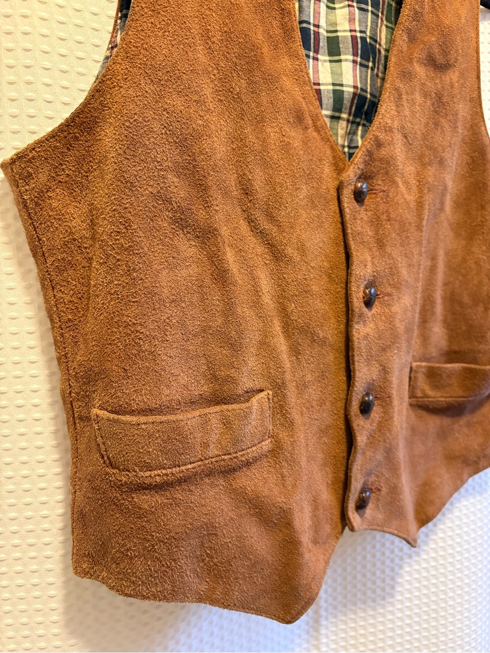 Suede Leather Vest - Picture 7 of 7